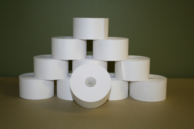 44mm (1 ¾”) x 150’ 1-Ply POS Paper Rolls