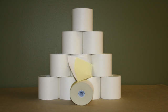 3” x 95’ 2-Ply w/c POS Paper Rolls