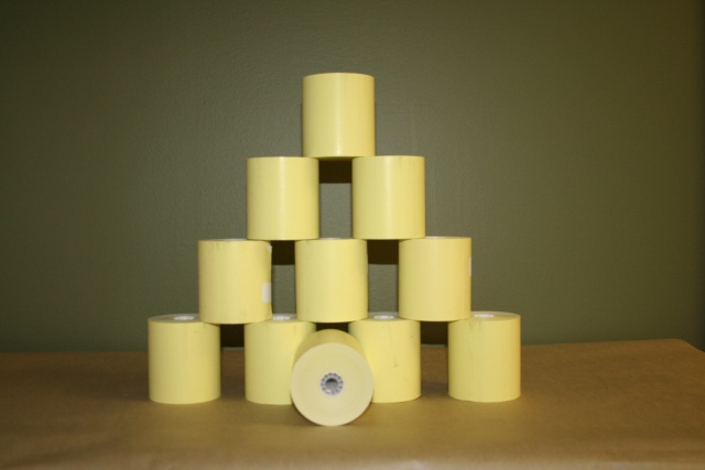 3 1/8” x 220’ Thermal CANARY POS Rolls