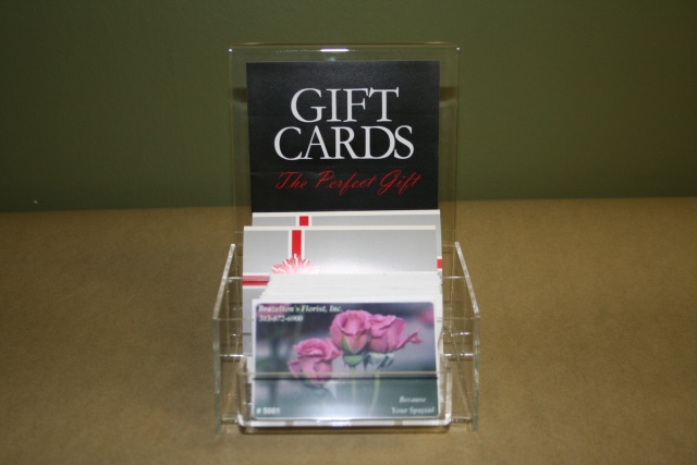 Gift Card and Envelope Table Top Unit